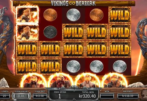 Дикі знаки в апараті Vikings go Berzerk