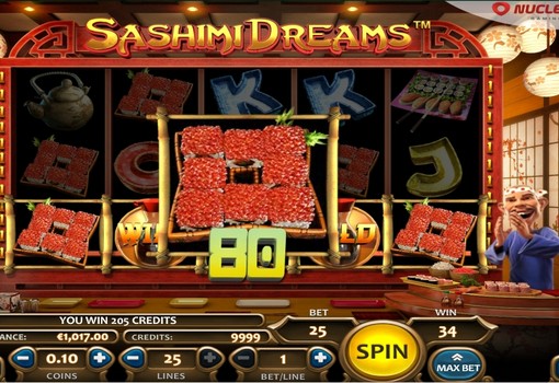 Автомат Sashimi Dreams - великий виграш Великий виграші в автоматі Sashimi Dreams