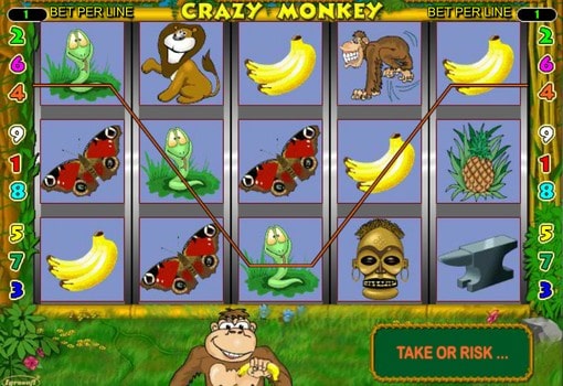 Ігрові автомати онлайн з виведенням грошей Crazy Monkey Ігрові автомати онлайн з виведенням грошей Crazy Monkey