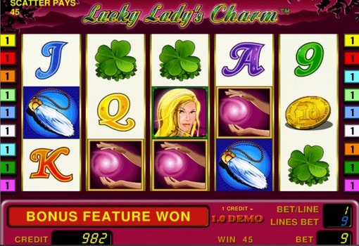 Ігрові автомати з виведенням грошей Lucky Lady's Charm Ігрові автомати з виведенням грошей Lucky Lady's Charm