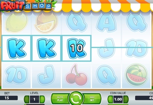 Ігровий автомат Fruit Shop - виграшна комбінація Виграшна комбінація в ігровому автоматі Fruit Shop