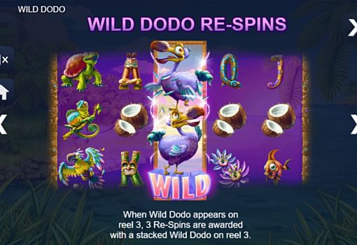 Онлайн слот Wild Dodo - опис знака Wild Опис знака Wild в онлайн слоті Wild Dodo